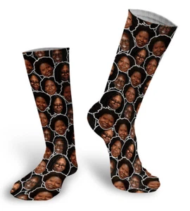 Whoopi Goldberg Faces Socks - Picture 1 of 2