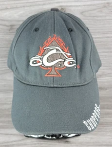 Orange County Choppers Dark Gray Red White Cap Hat OS Fitted Stretch - Picture 1 of 7