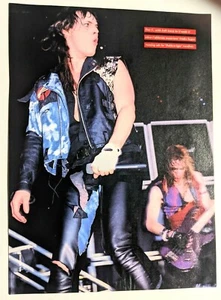 DOKKEN / DON DOKKEN EN VIVO / REVISTA DE 1980 PÁGINA COMPLETA RECORTE DE PÓSTER PINUP (11) - Imagen 1 de 2
