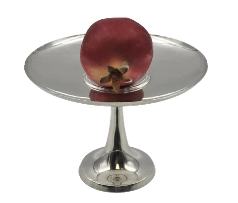 Tiffany & Co. Sterling Silver Centerpiece Stand Compote Mid-Century Modern Style Cover