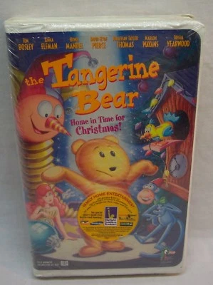 The Tangerine Bear HOME IN TIME FOR CHRISTMAS VHS VIDEO 2000 NEW in Shrinkwrap - Image 1 of 4