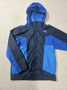 The North Face Boys Winter Jacket Coat Blue Size Medium Youth Puffer Insulated - Picture 1 of 9