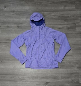 Columbia Jacke Damen XL lila Kapuze wasserdicht Regenmantel Windbreaker Outdoor - Bild 1 von 12