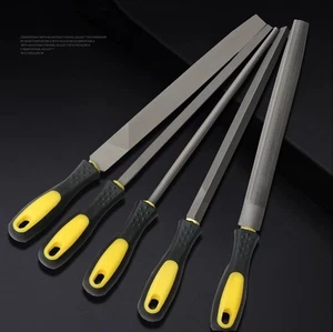 Metal File Set of 5pcs 8" High Carbon Steel Cut Hand Rasp with Plastic Handle US - Picture 1 of 11