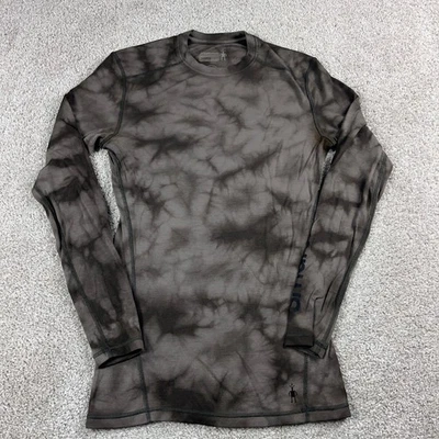 Camisa Smartwool Para Hombres Gris Medio Lana Merino 250 Capa Base Térmica Senderismo Senderista Foto 1 de 4