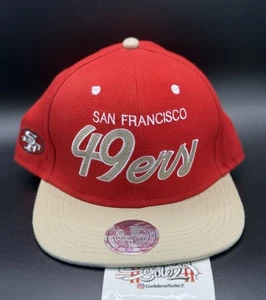 VINTAGE San Francisco 49ers Snapback Mütze Mitchell & Ness NFL Football Gold - Bild 1 von 6