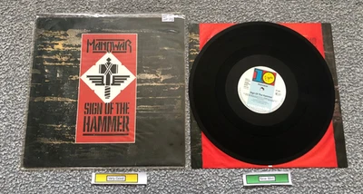 Manowar - Sign Of The Hammer - LP Album 12" Vinyl Record - 206639 - VG/Near Mint - Image 1 of 4