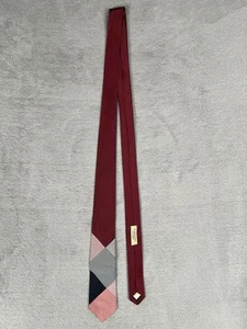 Corbata de cuello Burberry London 100 % seda para hombre hecha en Inglaterra diseñador abstracto - Imagen 1 de 5