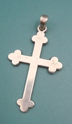 Colgante Cruz Broteada Retirada de Plata de Ley JAMES AVERY Foto 1 de 4