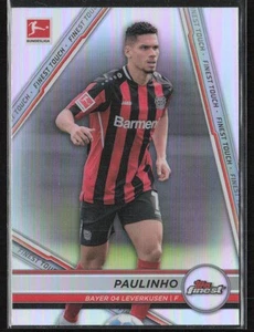 Paulinho 2021-22 Topps Finest Bundesliga Finest Touch #FT-P Bayer 04 Leverkusen - Picture 1 of 2