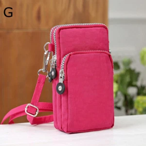 Women Mobile Phone Bag Mini Pouch Crossbody Bag Purse Wallet Shoulder Bags UK - Picture 1 of 17