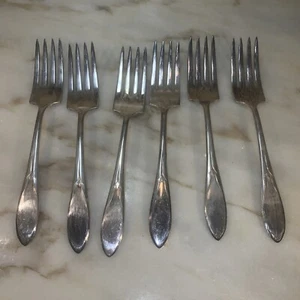 Vintage Reed and Barton Silver-plate Fork Set of 6 - Picture 1 of 4