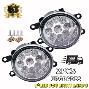 2X Upgrades 9*LED Fog Light Lamps Bulbs Assemblies For Lexus IS250 IS350 IS-F - Picture 1 of 12