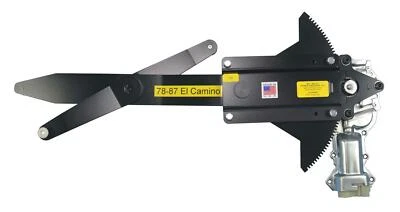 1978-1987 GM El Camino Front Doors Power Window Kit with Chrome Switches Console - Image 1 of 4