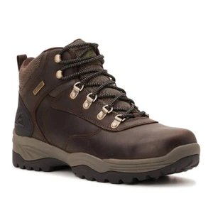 OZARK TRAIL Brown Leather Free Edge Hiker Boots-Waterproof Foam Comfort 11.5 New - Picture 1 of 3