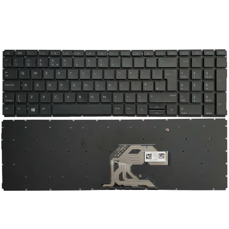 Laptop NEW UK keyboard FOR HP ProBook 450 G6 G7 455 G6 G7 455R G6 G7 - Image 1 of 4