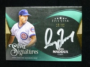 2024 Topps Five Star Greg Maddux On-card Silver Auto Autograph /30 - Picture 1 of 2