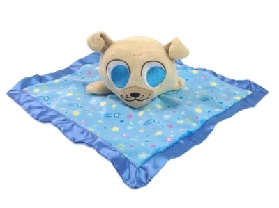 Manta de seguridad enrollable de felpa azul satinado azul Disney cachorro perro amigos  Foto 1 de 4