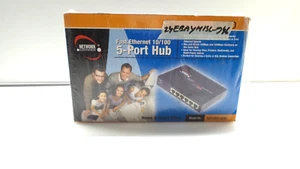 Network Everywhere 5-Port Hub Wired 10/100 NH1005-WM NEW in box - Picture 1 of 5
