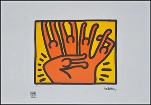 KEITH HARING * Pop Shop VI * signed lithograph * Kunstdruck * limited # 81/200 - Bild 1 von 7