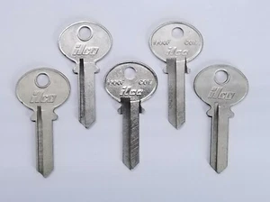 5er Set Corbin Ilco Schlüsselrohlinge 1000F CO17 - Bild 1 von 4