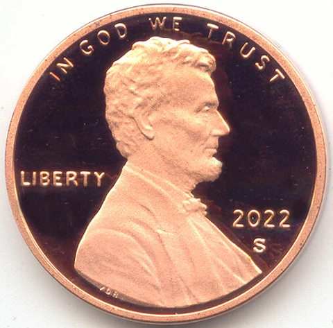2022-S Lincoln Cent Proof Cover