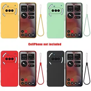 Stylish Silicone Phone Case with Lanyard,Slim Fit & Durable for Nothing Phone 3A - Picture 1 of 12