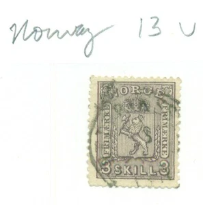 NORUEGA #13, usado, Scott $160,00 - Imagen 1 de 1