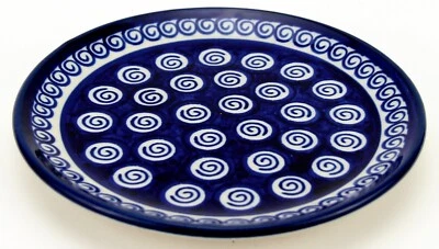 Polish Pottery Plate 6.5 Inch from Zaklady Boleslawiec