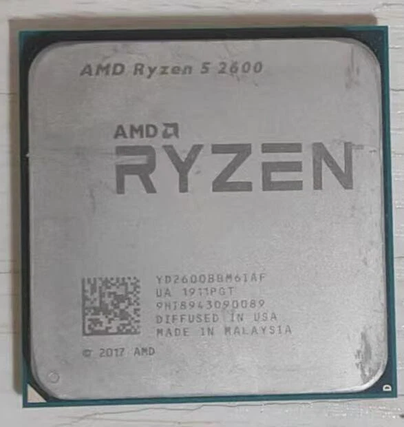 AMD Ryzen 5 2600 R5 2600 3.4GHz six-core twelve-core 65W CPU processor - Image 1 of 1
