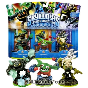 Activision Skylanders Spyro's Adventure 3 Pk Set PRISM BREAK, BOOMER and VOODOOD - Picture 1 of 1
