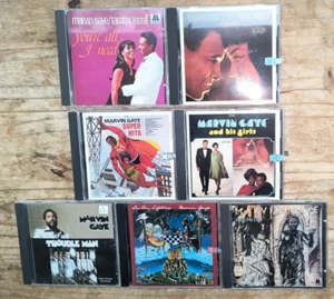 MARVIN GAYE JOB LOT 7 MOTOWN CD TROUBLE MAN TAMMI TERELL MARY WELLS HERE MY DEAR - Bild 1 von 2