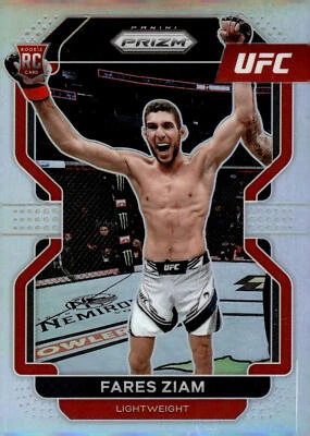 Fares Ziam  2022 Panini Prizm UFC Blue Prizms - Image 1 of 2