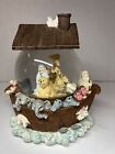 Noah's ARK Musical "Baby lullaby"  Snowglobe Water Snow Globe Dome " ***Read***