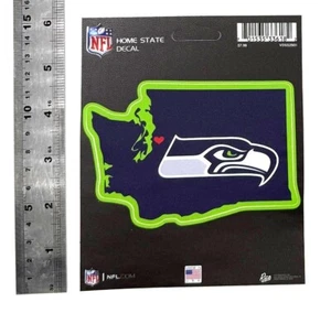 SEATTLE SEAHAWKS NFL 4" HOME STATE STICKER DECAL FREE SHIP - Picture 1 of 1