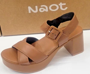 Naot Womens Elite Caramel Leather 39 - Picture 1 of 5