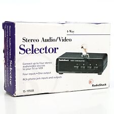 Radio Shack Vintage Audio-Video A/V Selector Switch No. 15-1956B - Open Box