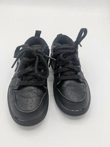 Nike Air Jordan 1 Low Black Leather Toddler 11c TD Baby RARE - Picture 1 of 5