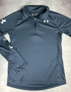Under Armour Heatgear Blue Youth Large Half Zip Pullover Boys 1/4 Zip Loose 0200 - Picture 1 of 5