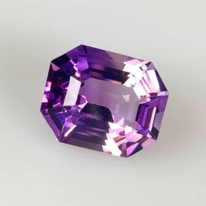 8.69 Natural African Amethyst Top Luster Emerald Cut - 8848 - Picture 1 of 2