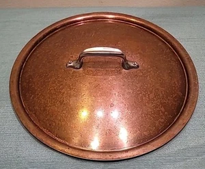 LID ONLY All Clad All Copper 11” Stainless Sauté Pan Skillet Lid - Picture 1 of 9