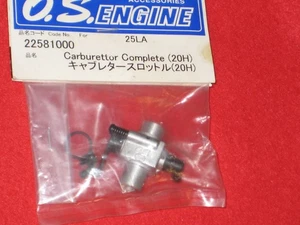 NEW OS MAX 25 LA 20H CARBURETOR for GLOW MODEL AIRPLANE ENGINE - Picture 1 of 2