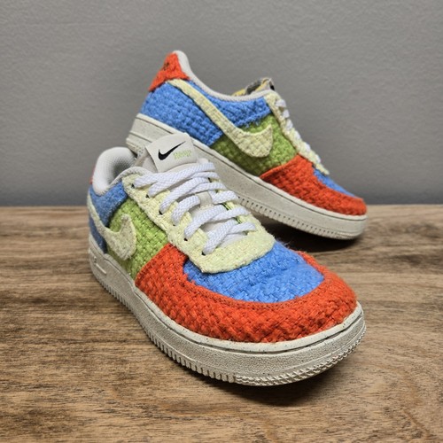 Scarpe Nike Youth 1.5 Air Force 1 Low LV8 Next Nature GS 'Hemp Multi' DV2192 400