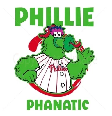Philadelphia Phillies Sticker Phanatic MLB Baseball  Die Cut Laminated - Image 1 of 2