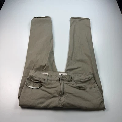Pantalones chinos Lucky Brand para hombre 34x32 beige 410 atléticos rectos de algodón elástico Foto 1 de 4