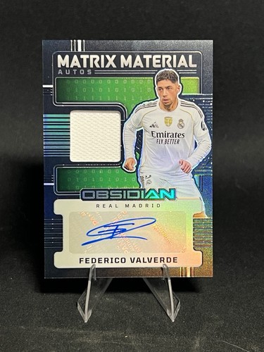 FEDERICO VALVERDE Auto Patch /89 2025-26 Obsidian Matrix Material Real ...