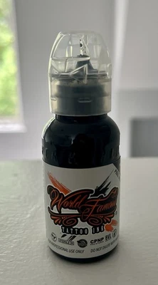 Tinta para tatuaje de fama mundial, tinta negra Blackout - 1 fl oz,  Foto 1 de 3