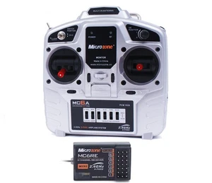 RC Tank Plane Transmitter & Receiver Radio Controller 2.4GHz Microzone MC6A New - Picture 1 of 6