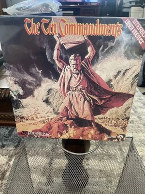 SEALED The Ten Commandments (1956,Laserdisc),Charlton Heston Yul Brynner SEALED - Image 1 of 2