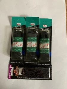 Selection of Black Boot Laces 100cms Punch Sport Laces - Picture 1 of 4